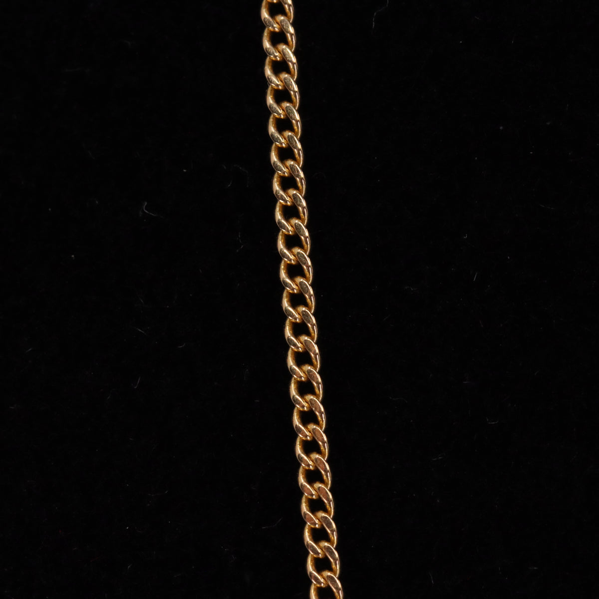 Vintage 14ct Yellow Gold Black Pearl 19 Inch Pendant Chain Necklace Boxed Gift