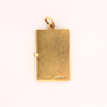 Vintage 9ct Hallmarked Gold Driver’s Licence Charm | UK New Driver Pendant