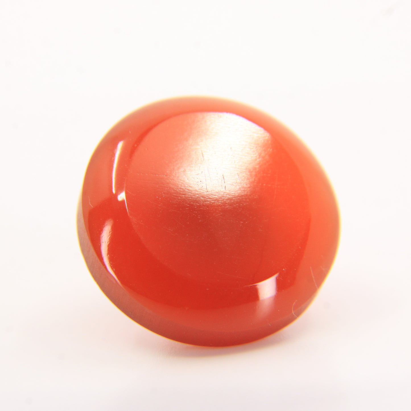 Vintage 9ct Hallmarked Yellow Gold Carnelian Curling Stone Charm Pendant Gift