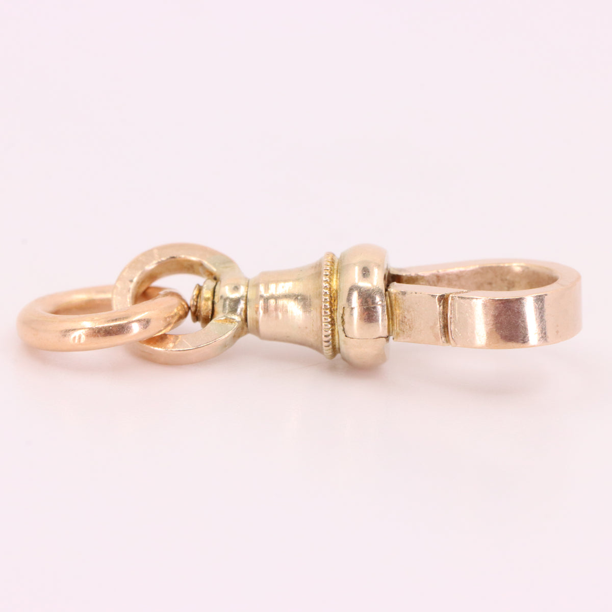Antique 9ct Hallmarked Yellow Gold Swivel Dog Clip Clasp Jewellery Making Finding