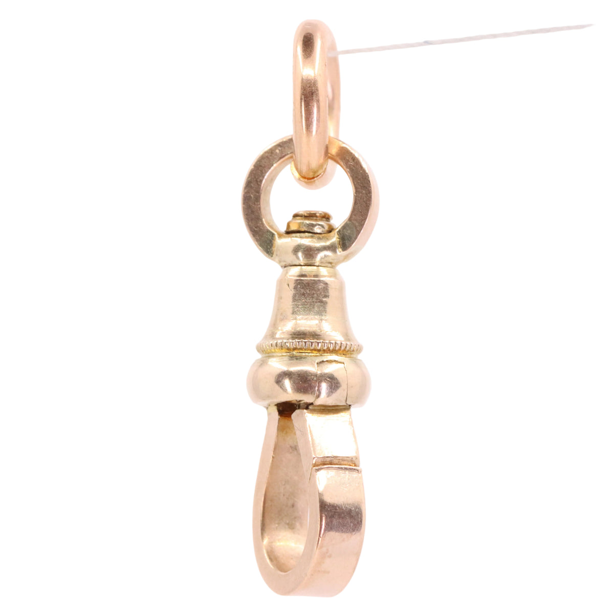 Antique 9ct Hallmarked Yellow Gold Swivel Dog Clip Clasp Jewellery Making Finding