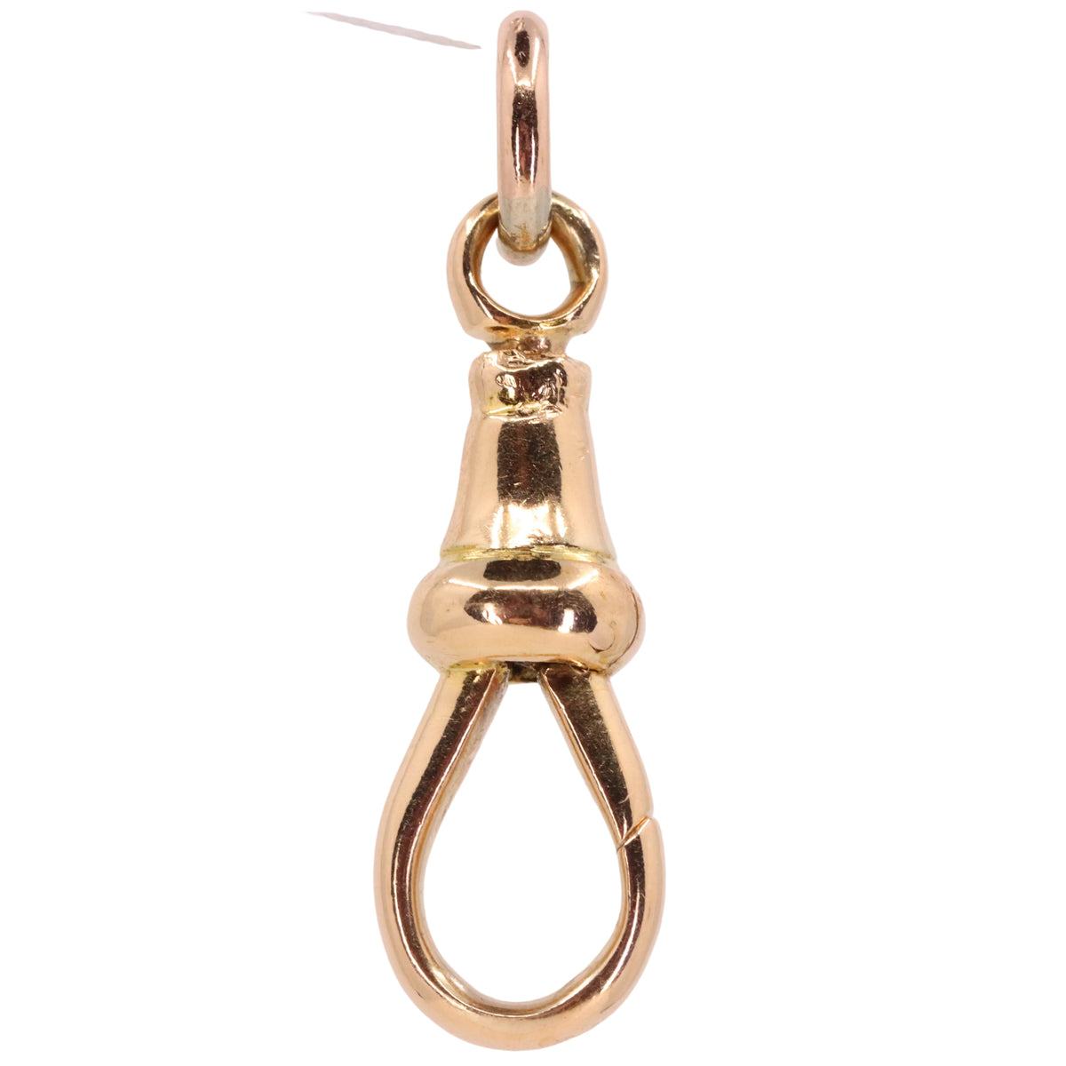 Antique 9ct Yellow Gold Swivel Dog Clip Clasp Jewellery Making Charm Holder