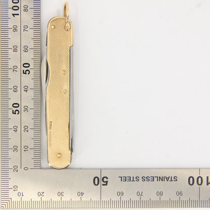 Antique 9ct Hallmarked Gold Edwardian Pocket Knife Folding Multitool Gift