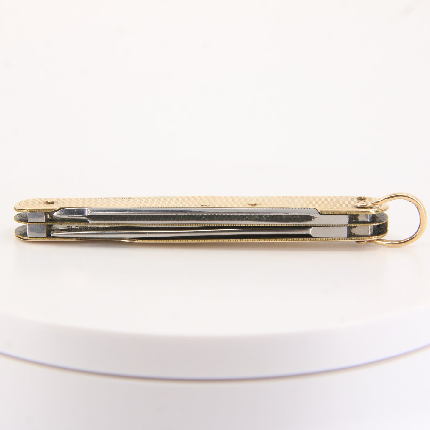 Antique 9ct Hallmarked Gold Edwardian Pocket Knife Folding Multitool Gift