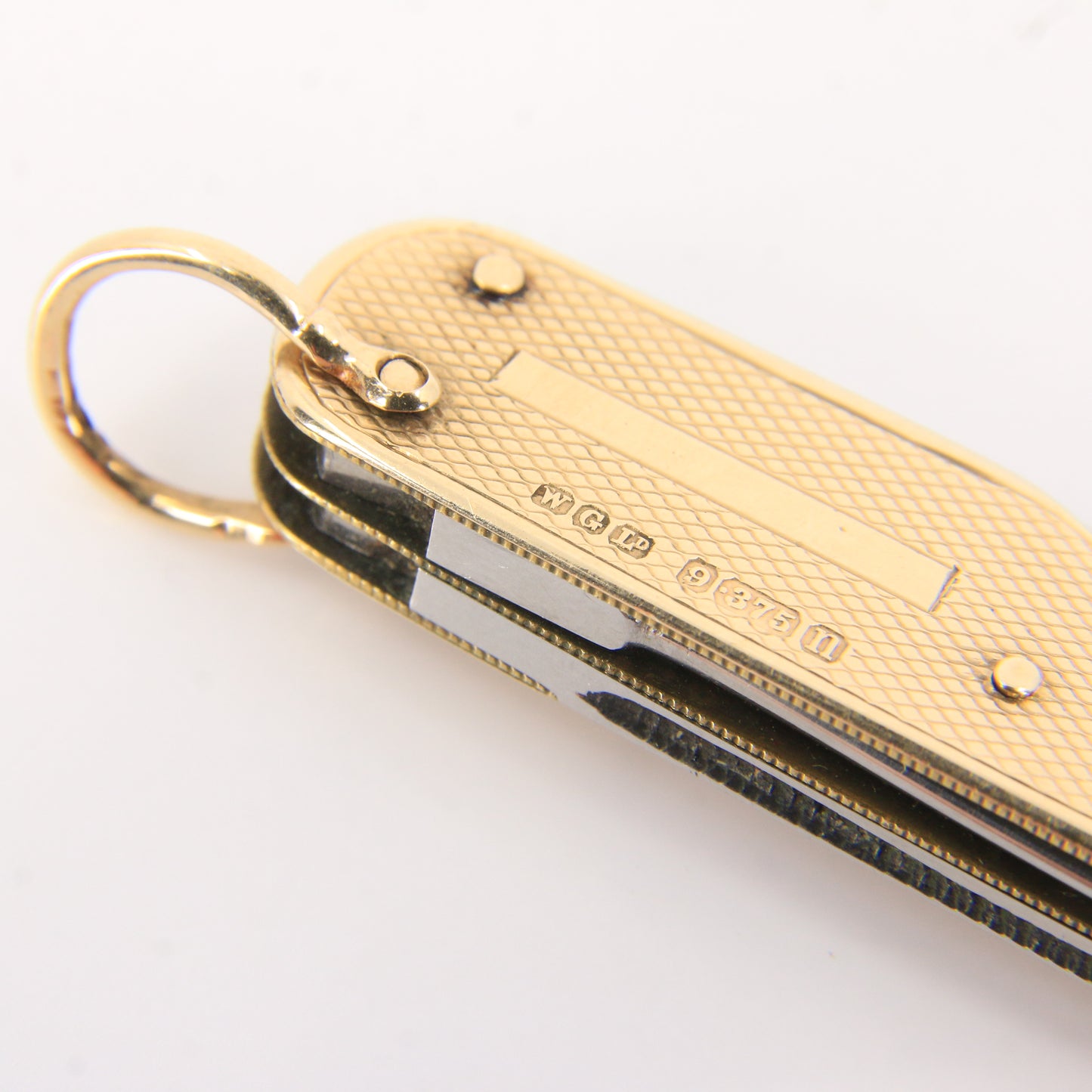 Antique 9ct Hallmarked Gold Edwardian Pocket Knife Folding Multitool Gift