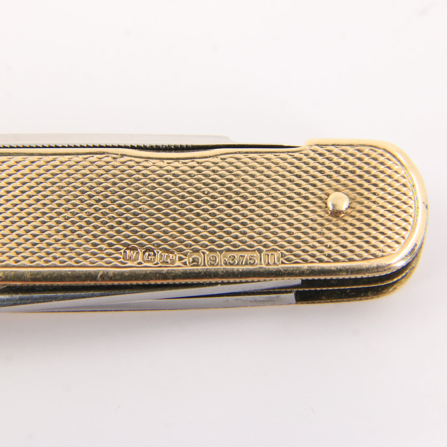 Antique 9ct Hallmarked Gold Edwardian Pocket Knife Folding Multitool Gift