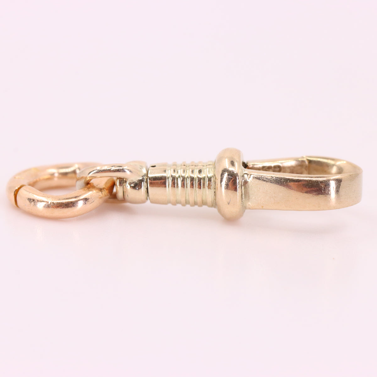 Vintage 9ct Hallmarked Yellow Gold Swivel Dog Clip  Jewellery Making Finding