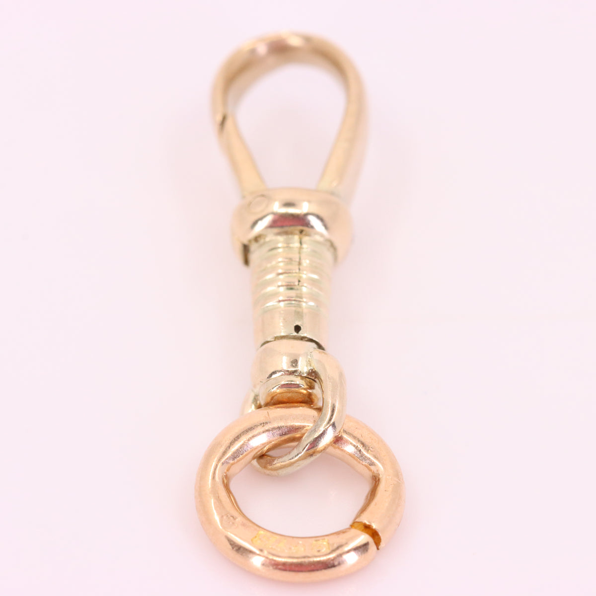 Vintage 9ct Hallmarked Yellow Gold Swivel Dog Clip  Jewellery Making Finding