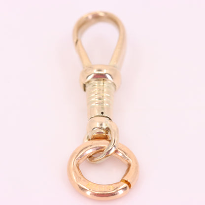 Vintage 9ct Hallmarked Yellow Gold Swivel Dog Clip  Jewellery Making Finding