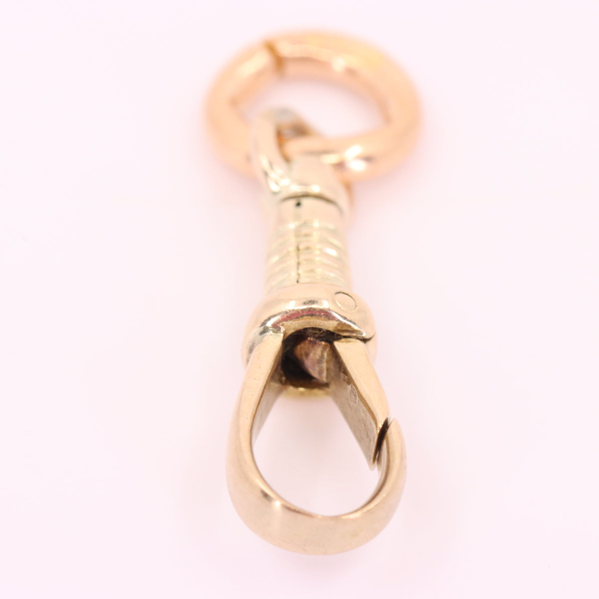 Vintage 9ct Hallmarked Yellow Gold Swivel Dog Clip  Jewellery Making Finding
