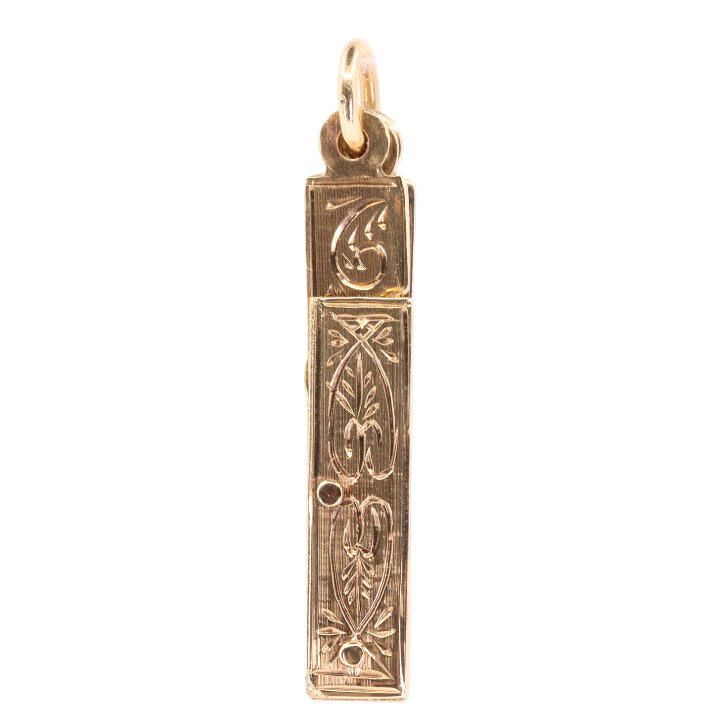 Vintage 9ct Hallmarked Gold Folding Masonic G Fob Loyalty Charm Freemason Gift