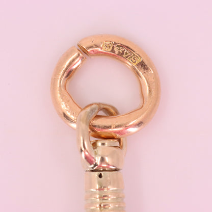Vintage 9ct Hallmarked Yellow Gold Swivel Dog Clip  Jewellery Making Finding
