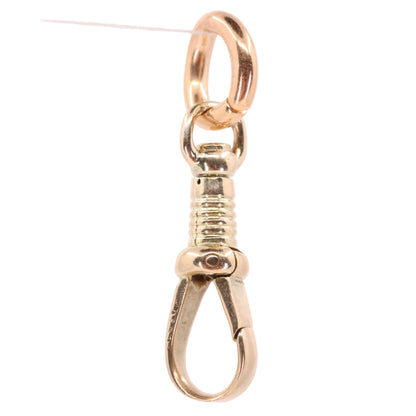 Vintage 9ct Hallmarked Yellow Gold Swivel Dog Clip  Jewellery Making Finding