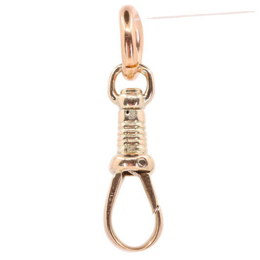 Vintage 9ct Hallmarked Yellow Gold Swivel Dog Clip  Jewellery Making Finding