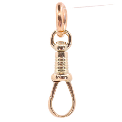 Vintage 9ct Hallmarked Yellow Gold Swivel Dog Clip  Jewellery Making Finding