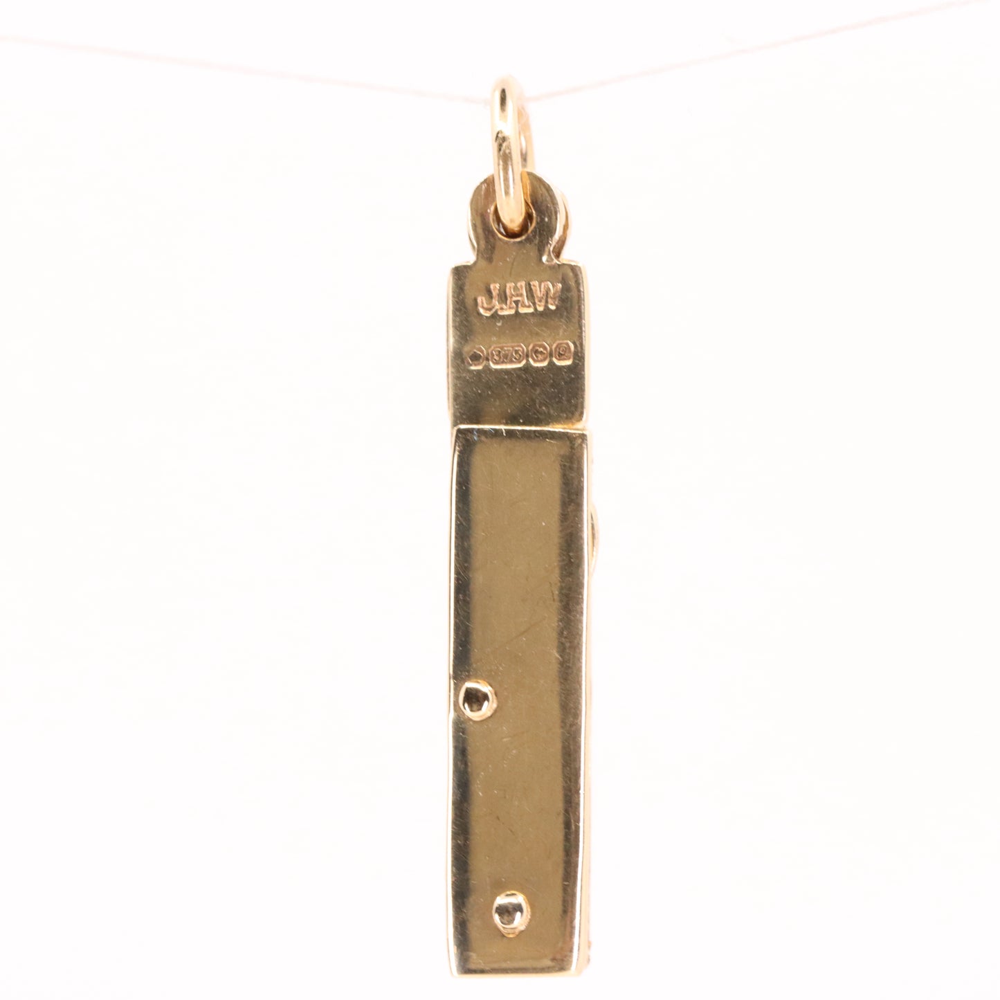Vintage 9ct Hallmarked Gold Folding Masonic G Fob Loyalty Charm Freemason Gift