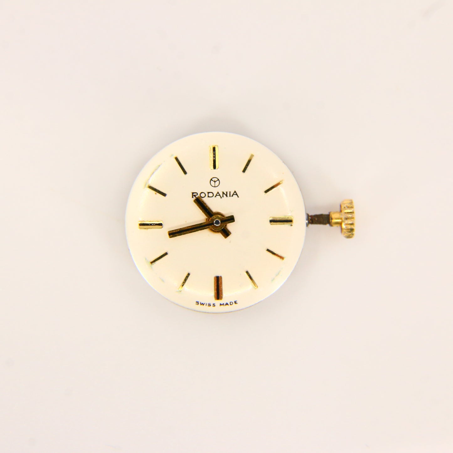 Vintage 9ct Rodania Swiss Made Watch Pendant 9 Carat Hallmarked Yellow Gold 17 Jewel Watch Charm