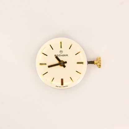 Vintage 9ct Rodania Swiss Made Watch Pendant 9 Carat Hallmarked Yellow Gold 17 Jewel Watch Charm