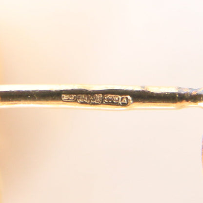 Vintage 9ct Hallmarked Yellow Gold Knot Stud Earrings Classic Design Boxed Gift