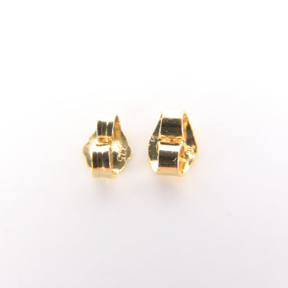 Vintage 9ct Hallmarked Yellow Gold Knot Stud Earrings Classic Design Boxed Gift