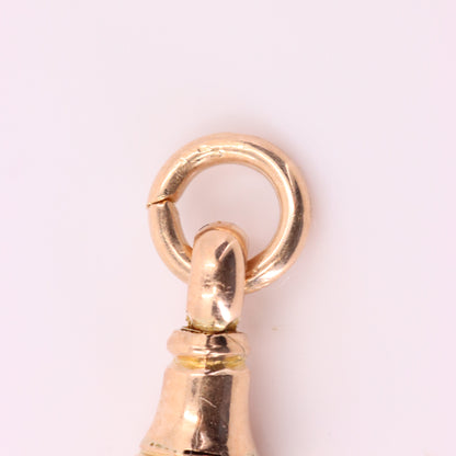 Antique 9ct Rose Gold Albert Dog Clip Clasp Jewellery Making Charm Holder Finding