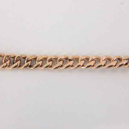 Antique 9ct Hallmarked Gold Watch Chain – 4.2" Swivel T-Bar Extender Gift
