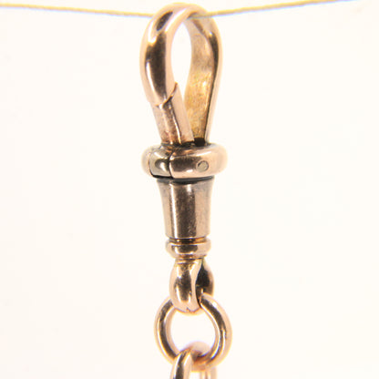 Antique 9ct Hallmarked Gold Watch Chain – 4.2" Swivel T-Bar Extender Gift