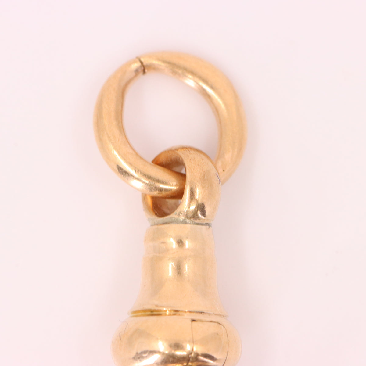 Antique 9ct Hallmarked Rose Gold Albert Dog Clip Clasp Jewellery Making Charm Holder