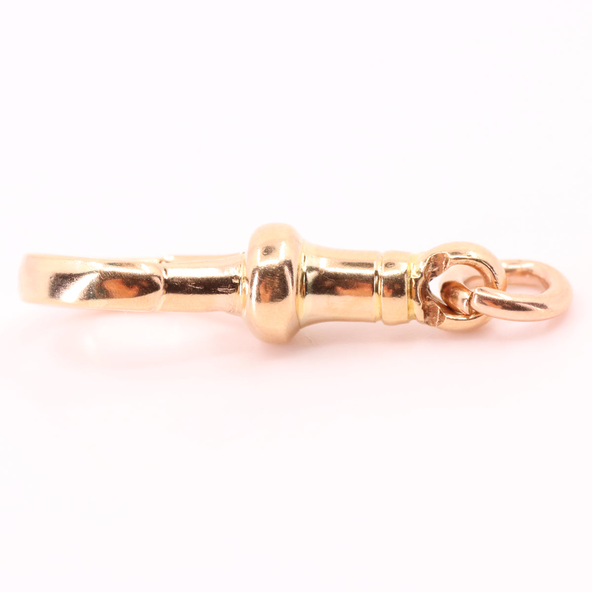 Antique 9ct Rose Gold Large Albert Dog Clip Clasp Jewellery Making Charm Holder