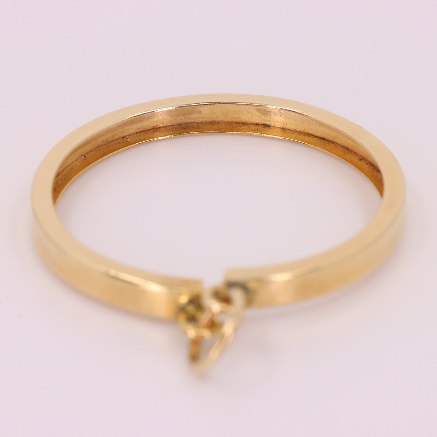 Vintage 9ct Hallmarked Gold Full Sovereign Coin Ring Pendant Mount Holder Frame