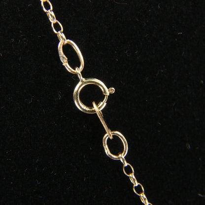 Vintage 9ct Hallmarked Yellow Gold Rennie Mackintosh Pendant Necklace 18 Inch Boxed Gift