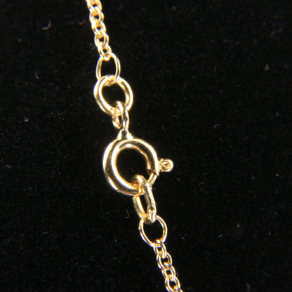 Vintage 18ct Hallmarked Gold Chain Necklace 16 Inch Fine 1mm Chain Boxed