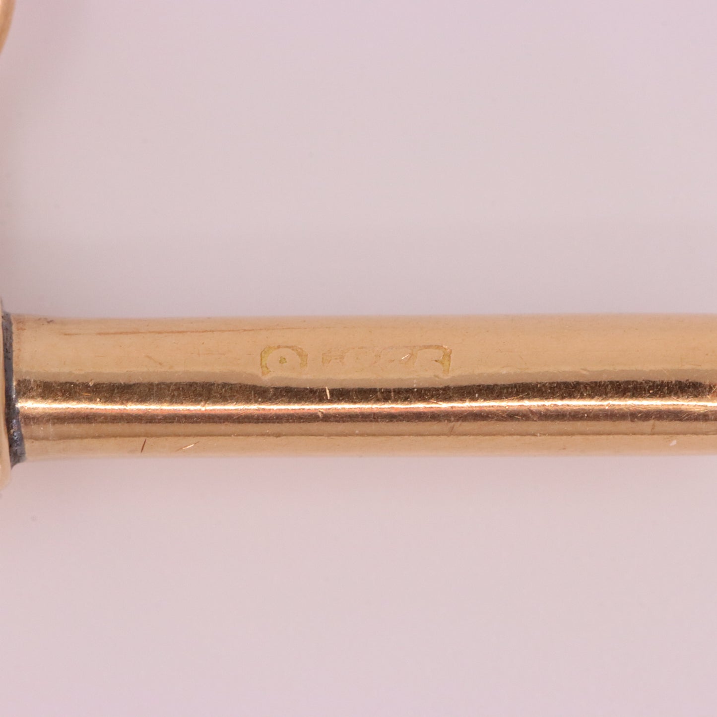 Antique 9ct Hallmarked Rose Gold 4.2 Inch Albert Chain Extension T Bar Dog Clip