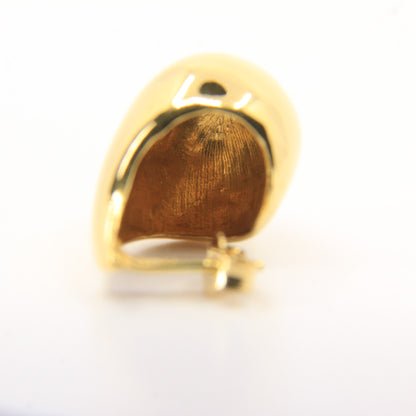 Vintage 9ct Hallmarked Yellow Gold Teardrop Stud Drop Earrings Boxed Gift