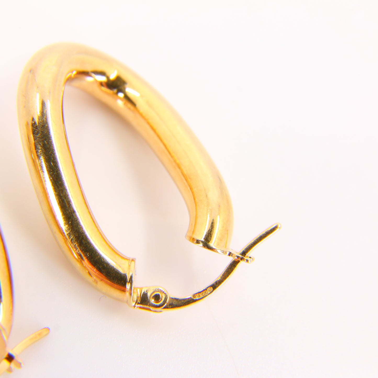 Vintage 9ct Twist Hoop Earrings Hallmarked Yellow Gold 9 Carat Boxed Gift