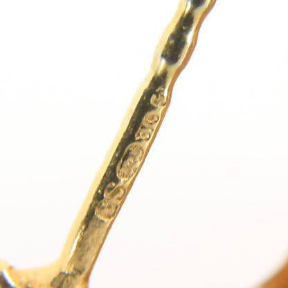 Vintage 9ct Hallmarked Yellow Gold Teardrop Stud Drop Earrings Boxed Gift