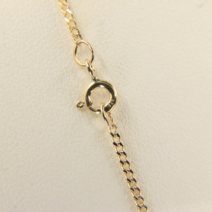 Vintage 9ct Gold Curb Chain Necklace Hallmarked Yellow Gold 18 Inch Boxed Gift