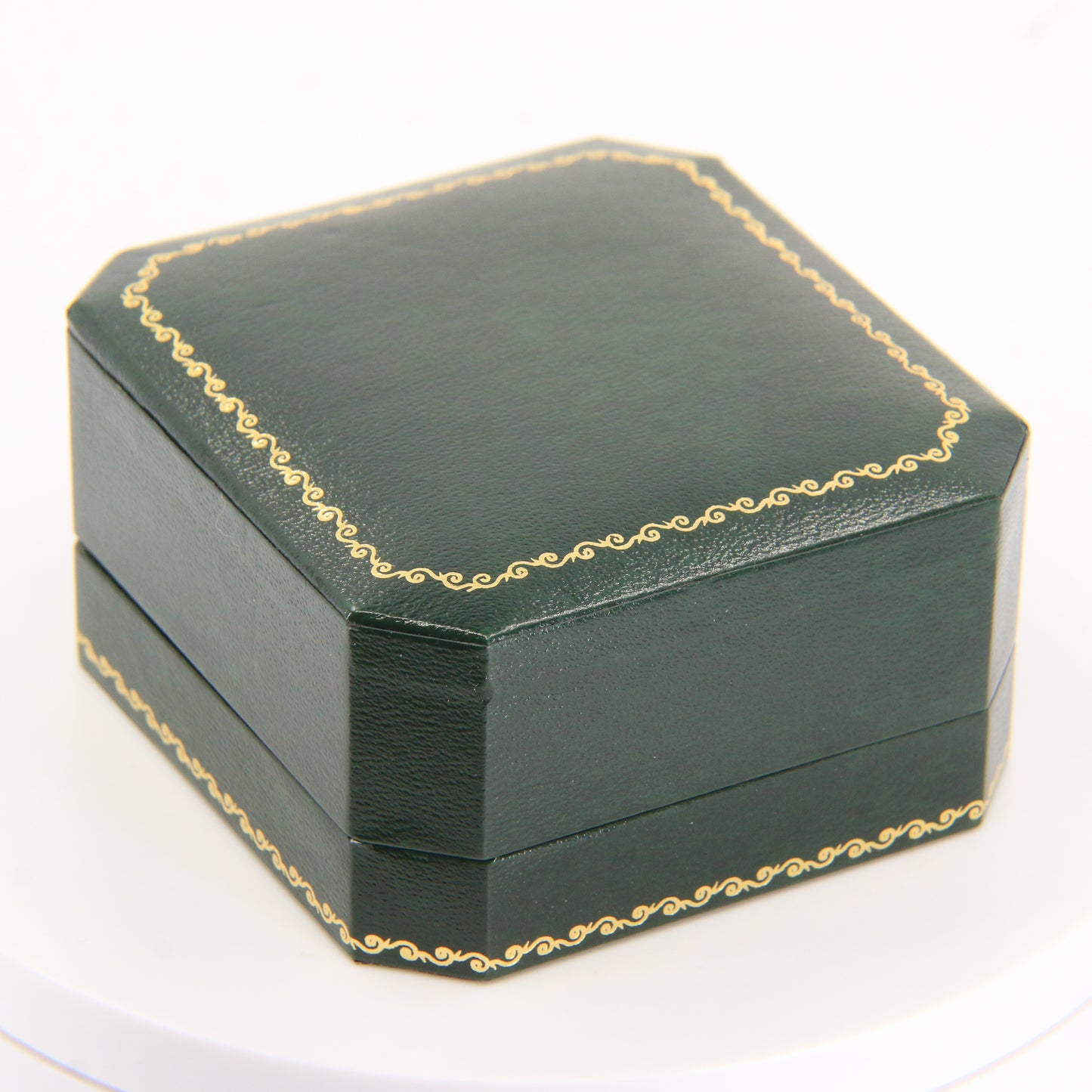 Vintage 9ct Yellow Gold Unoaerre Italian Hoop Earrings Classic Designer Boxed