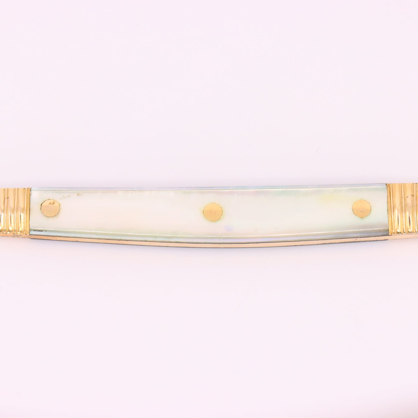 Antique 18K Gold Mother of Pearl Two Blade Pocket Knife T. Gray Folding Knife