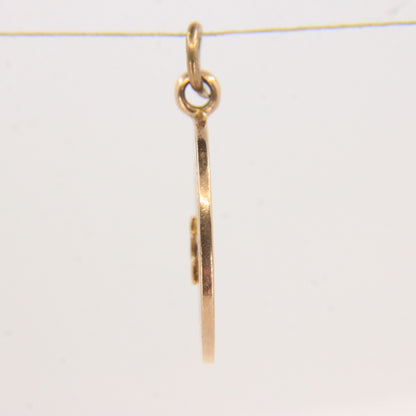 Vintage 9ct Gold Hallmarked Masonic Pendant Compass Ruler G Emblem Freemason