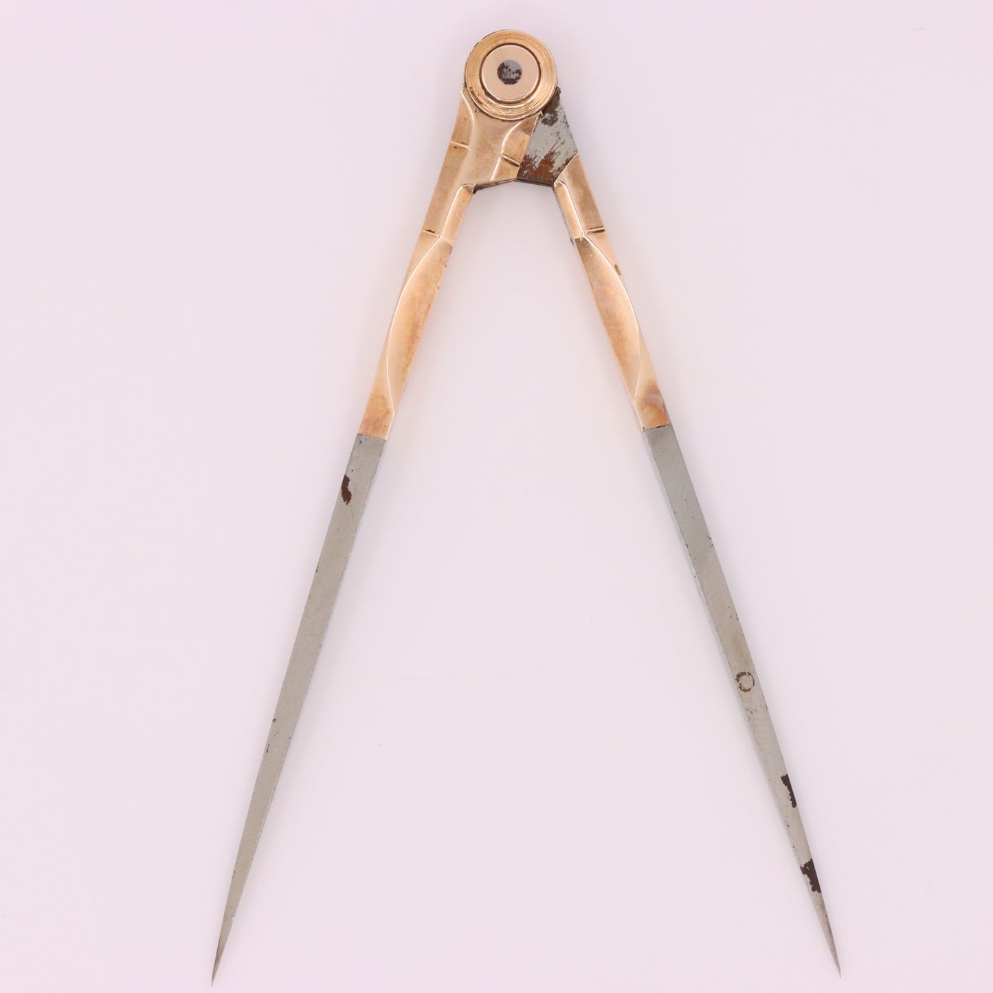Antique 14K Gold Drafting Dividers Compass Surveying Tool Drawing Instrument