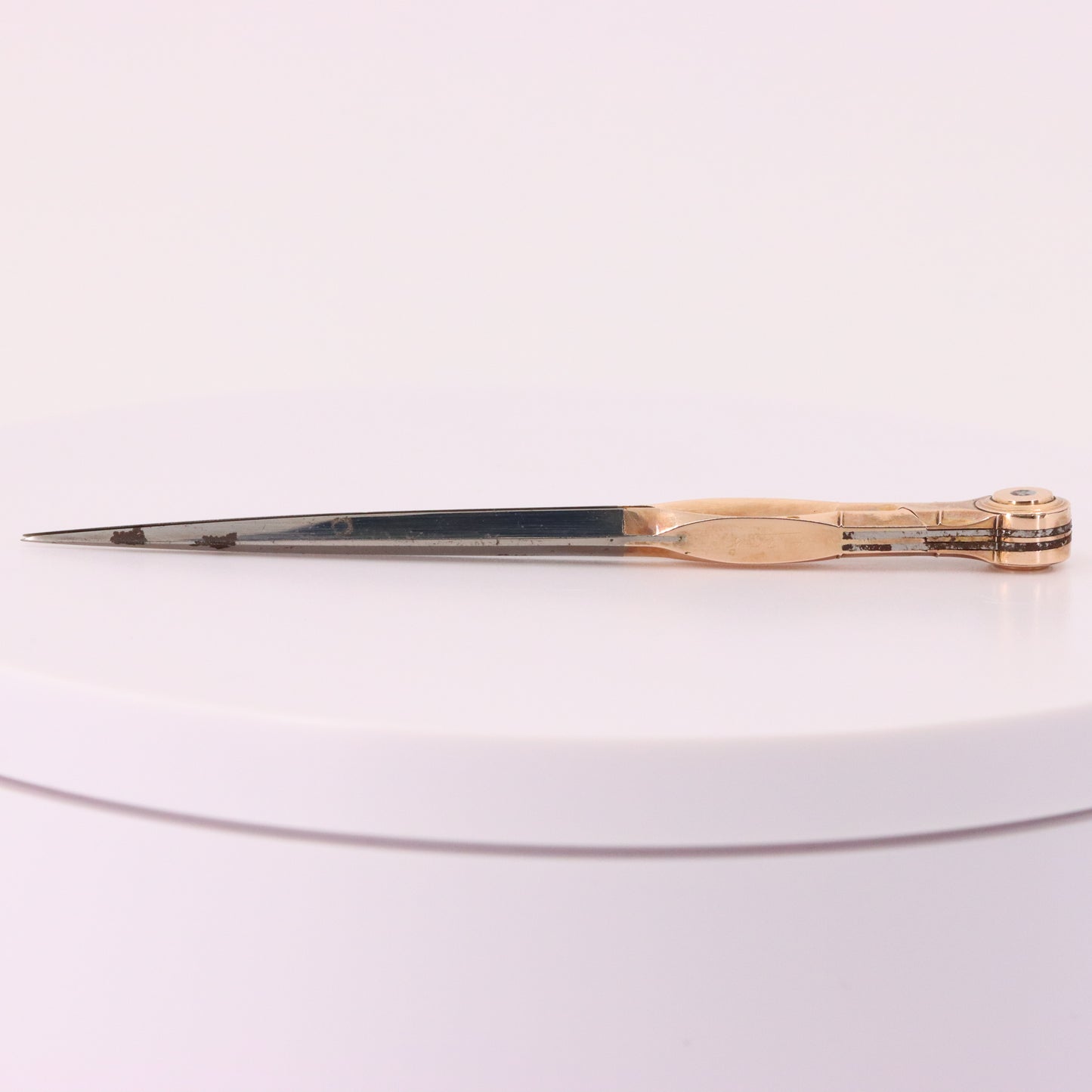 Antique 14K Gold Drafting Dividers Compass Surveying Tool Drawing Instrument
