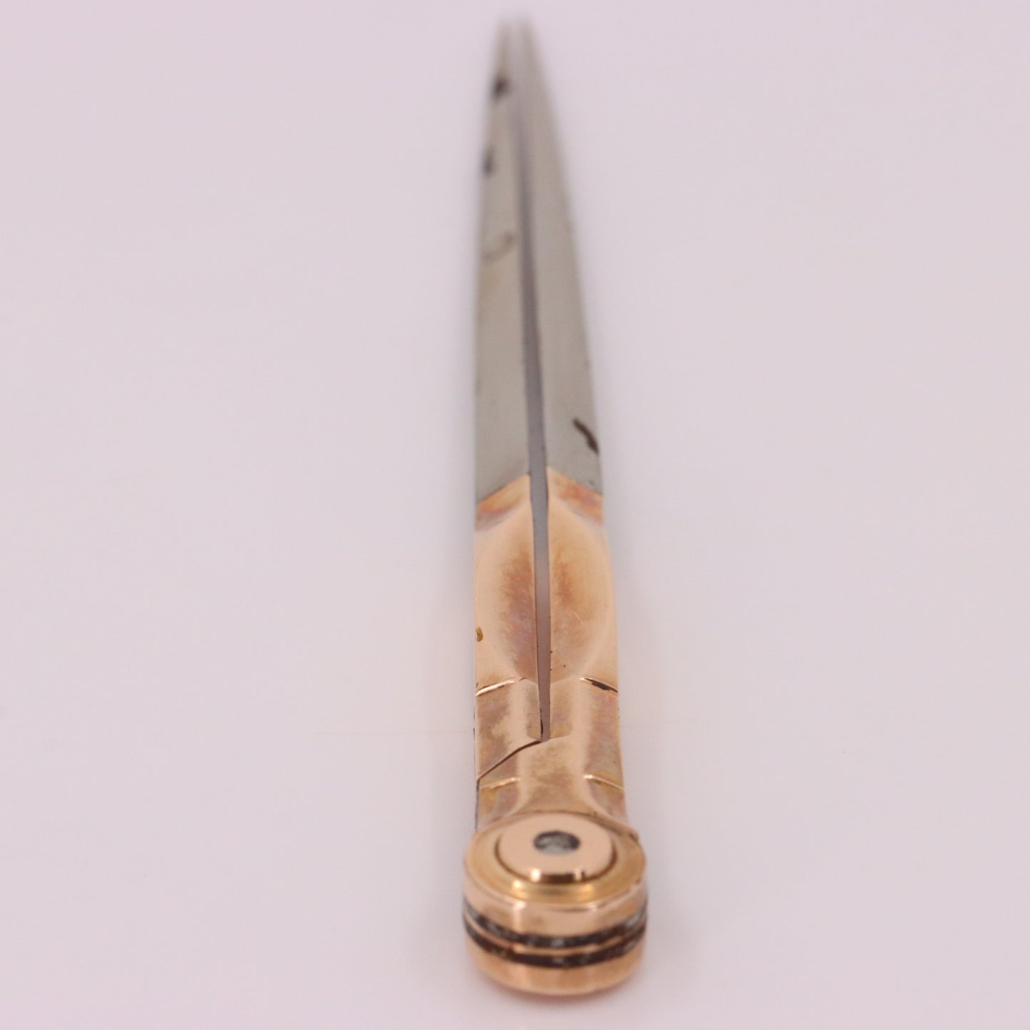 Antique 14K Gold Drafting Dividers Compass Surveying Tool Drawing Instrument