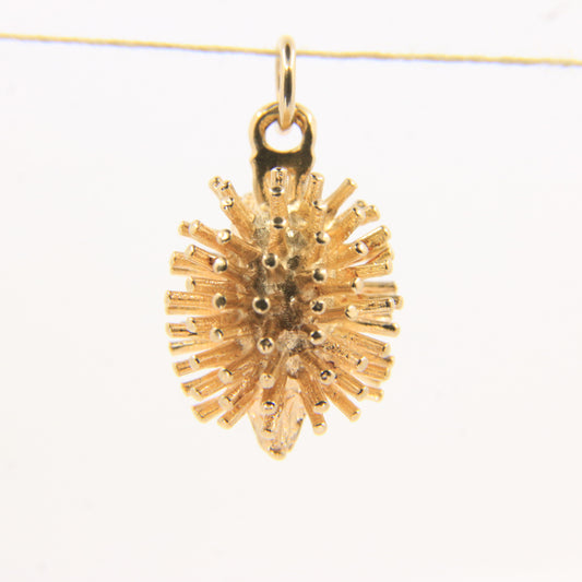 Vintage 9ct Gold Hallmarked Hedgehog Charm Pendant