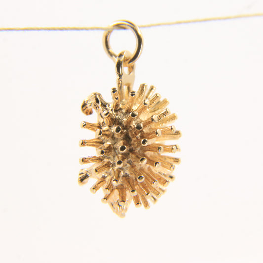Vintage 9ct Gold Hallmarked Hedgehog Charm Pendant