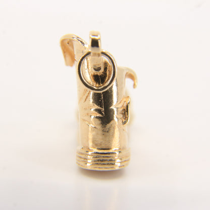 Vintage 9ct Gold Hallmarked Boot Charm Pendant Collectable