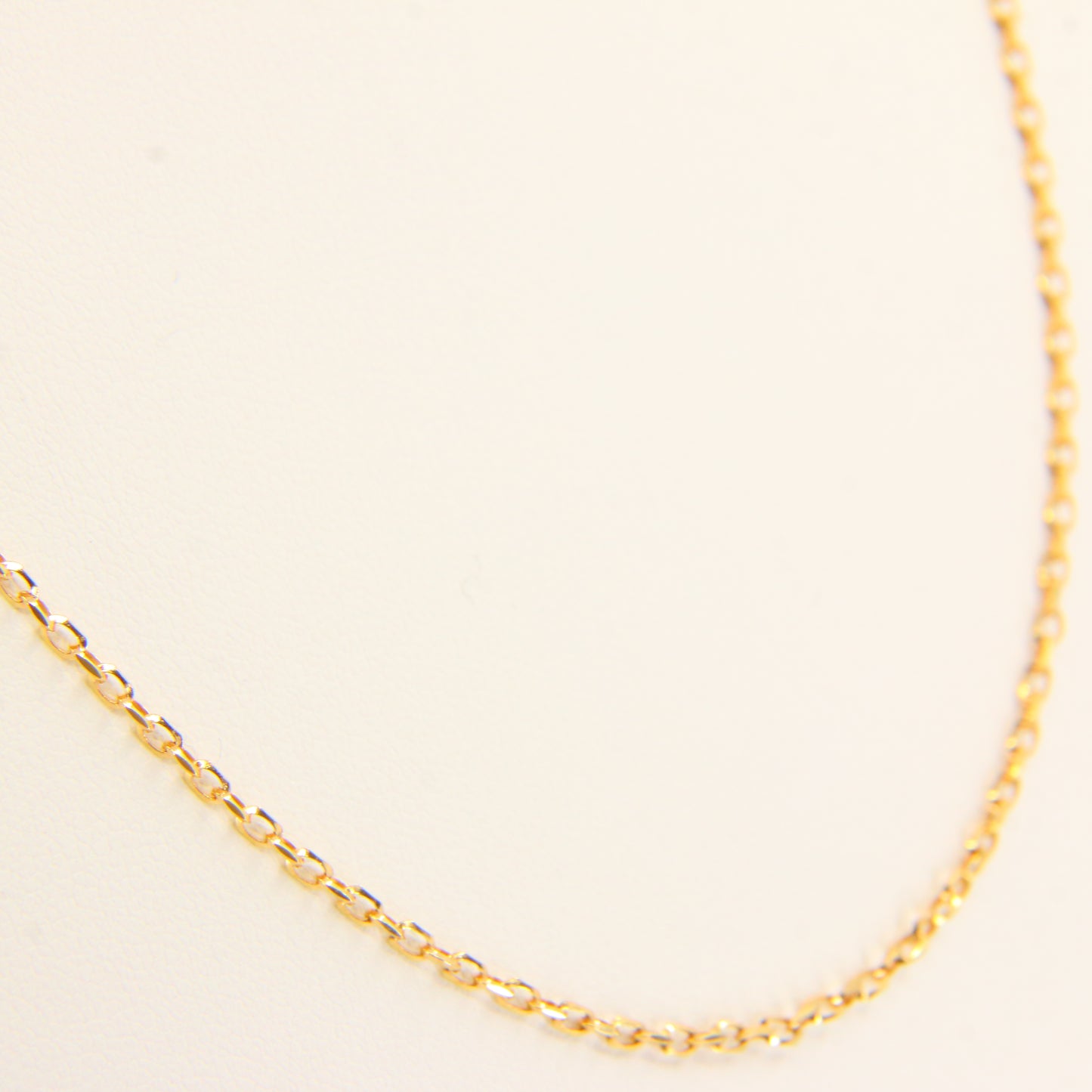 Vintage 9ct Fine Gold Necklace Oval Link Chain Necklace Gold Necklace