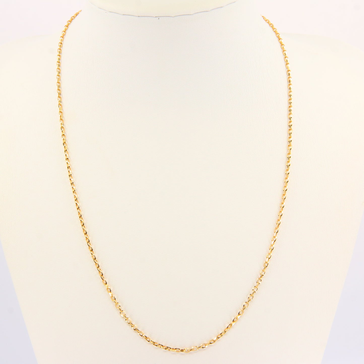 Vintage 9ct Fine Gold Necklace Oval Link Chain Necklace Gold Necklace