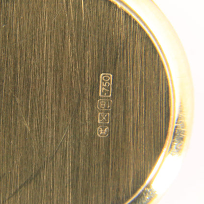 Vintage 18ct Hallmarked Gold Omega Ladies Watch Head 19mm Swiss 17 Jewel Manual Wind