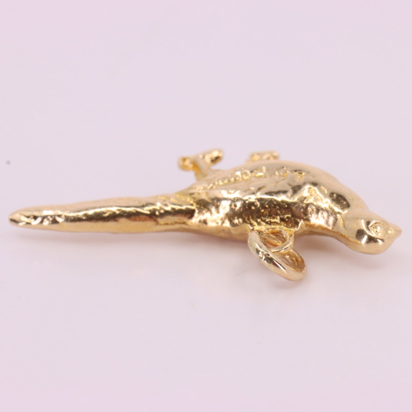 Vintage 9ct Hallmarked Gold Pheasant Bird Charm Pendant Scottish Country Gift